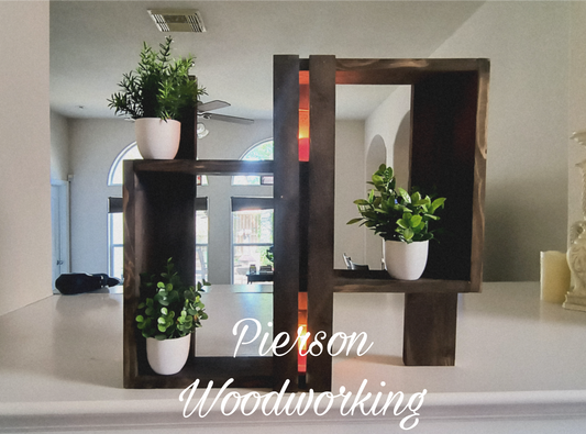 Handmade Pine Shelving Unit | Wall Mount or Freestanding
